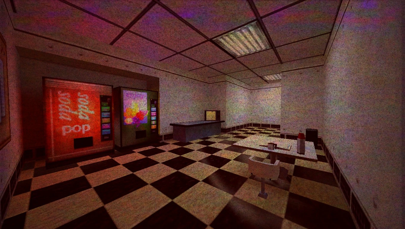 Half-Life 1 (1998, a scene in the kitchen